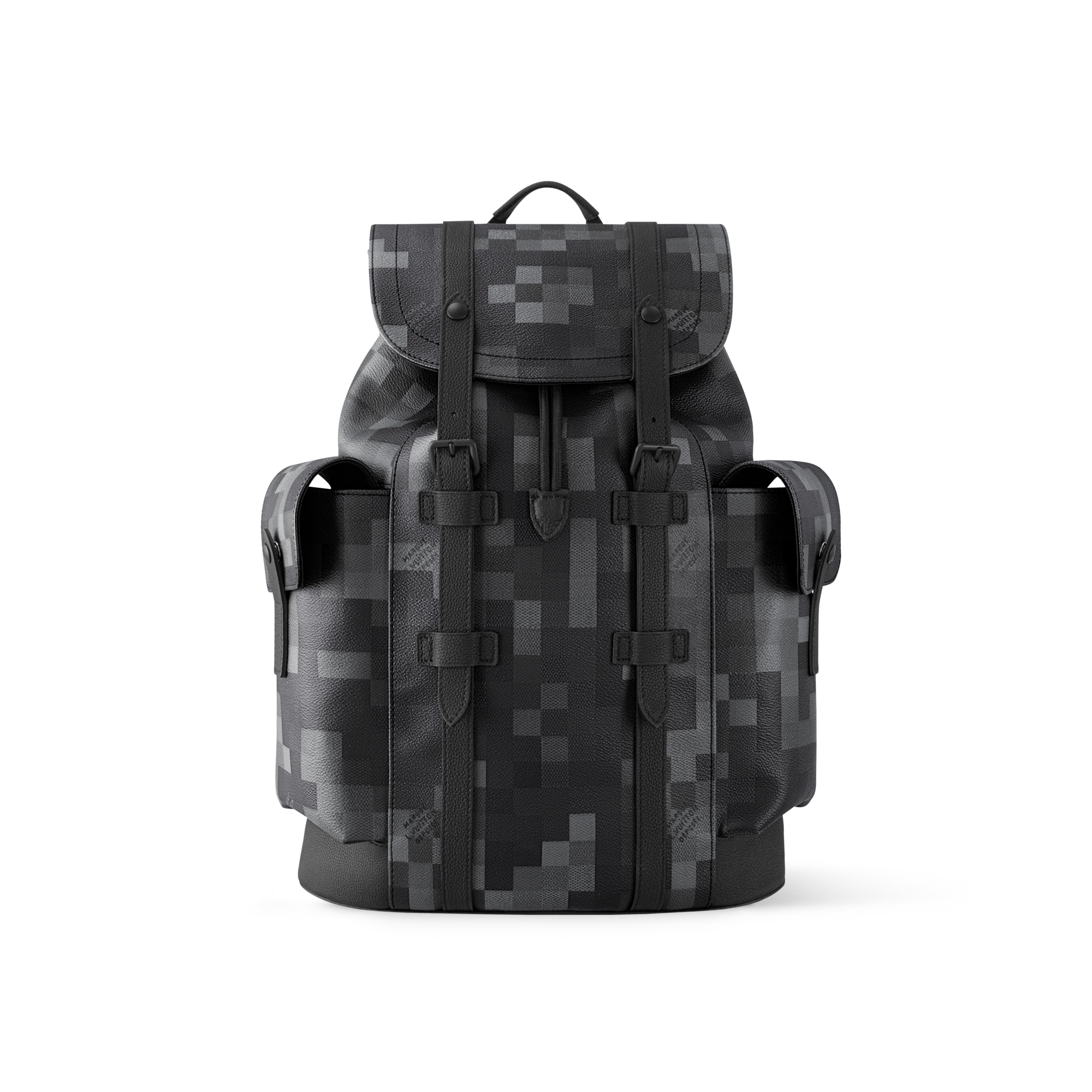 Louis Vuitton ブラック リュック ブラックレザーがかっこいい♪】ルイヴィトン☆バックパック